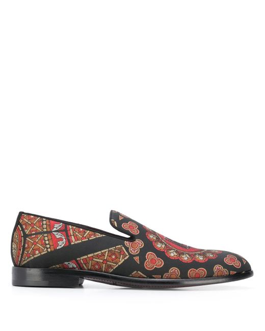 Dolce & Gabbana printed slippers