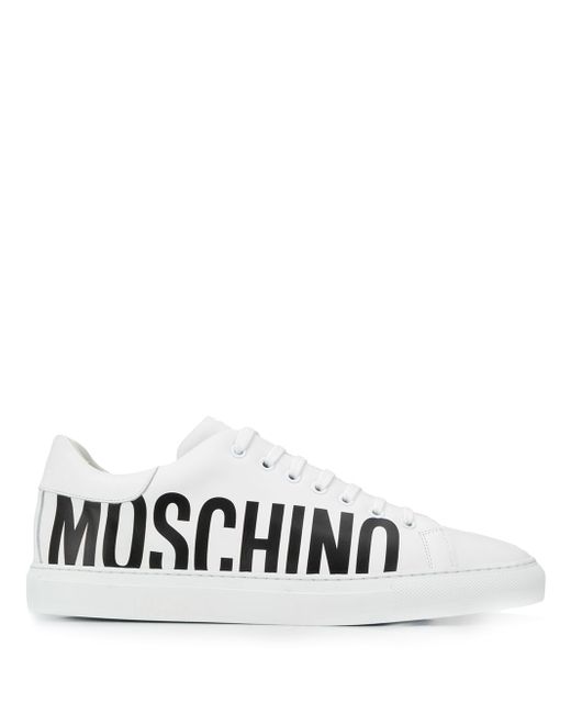 Moschino printed logo sneakers