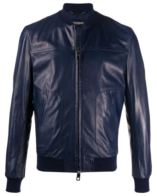 Dolce & Gabbana bomber leather jacket