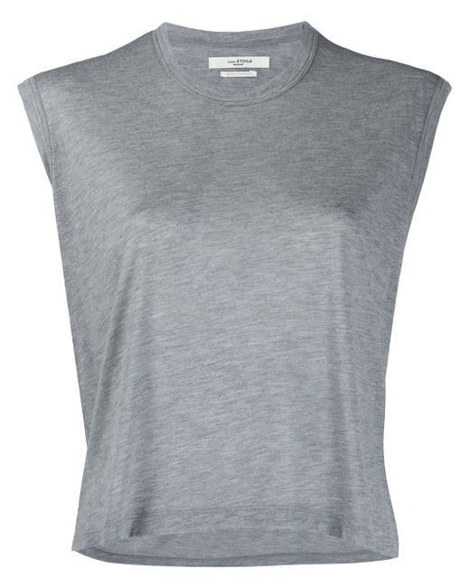 Isabel Marant Etoile plain loose-fit T-shirt Grey