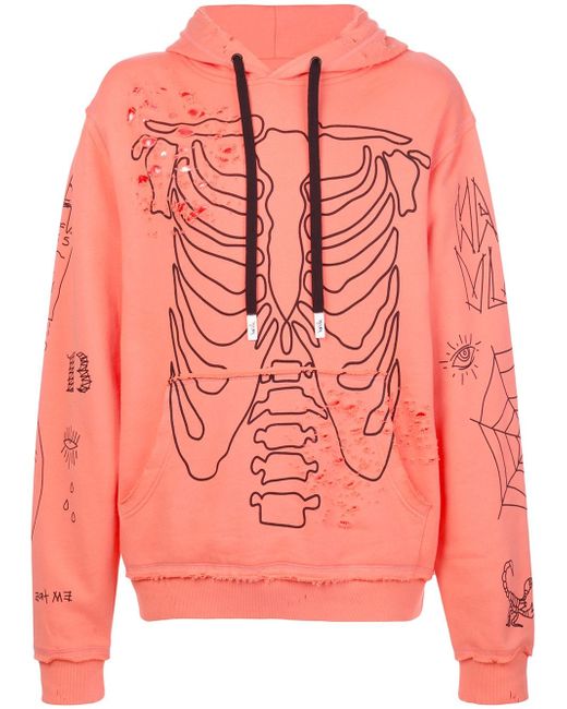 Haculla Sing distressed graphic hoody