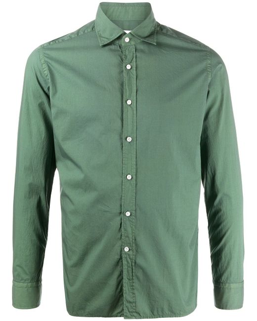 Tagliatore Carnaby regular-fit shirt Green