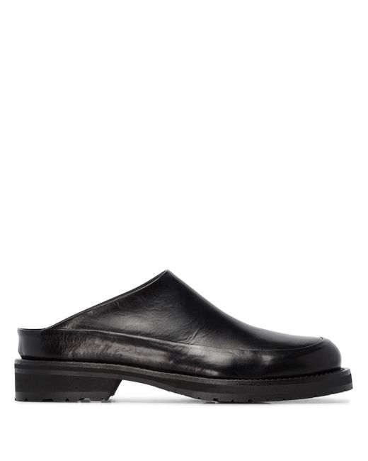 Ann Demeulemeester round-toe chunky mules