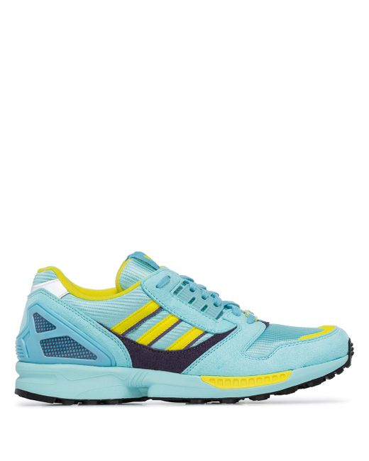Adidas ZX 8000 two-tone suede sneakers