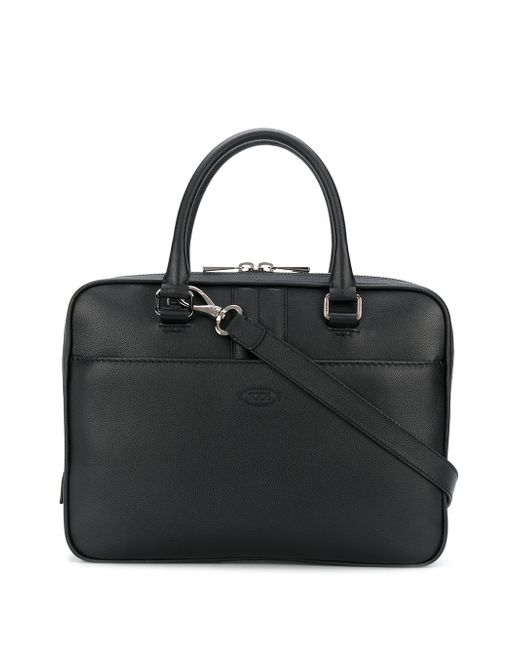 Tod's medium Slim briefcase Black