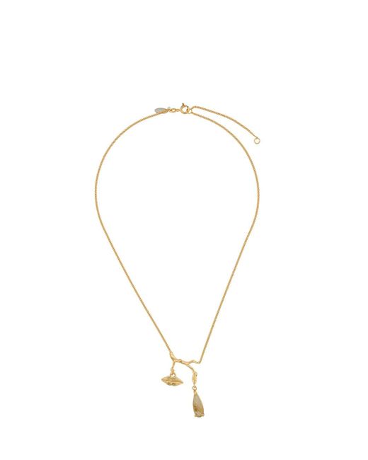 Wouters & Hendrix mouth necklace GOLD