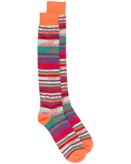 Etro striped jacquard socks