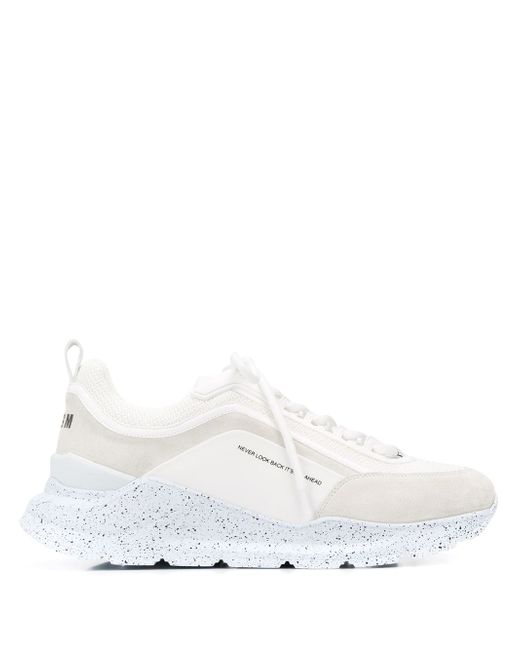 Msgm Never Look Back low-top trainers 01
