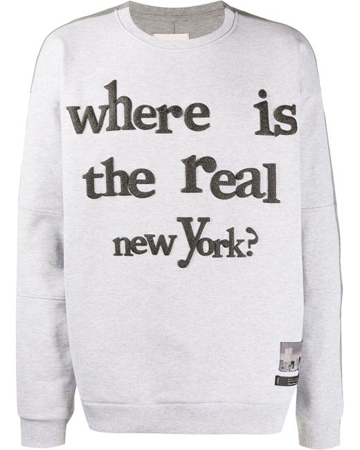 Buscemi New York 3D sweatshirt Grey
