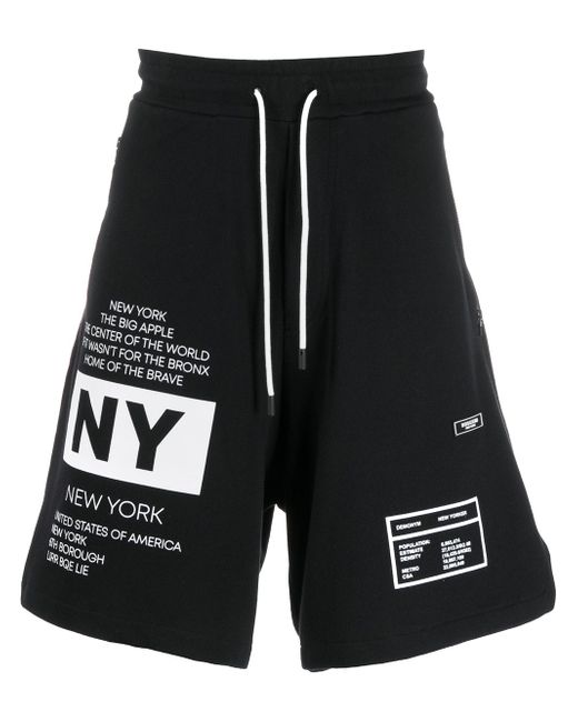 Buscemi New York print bermuda shorts