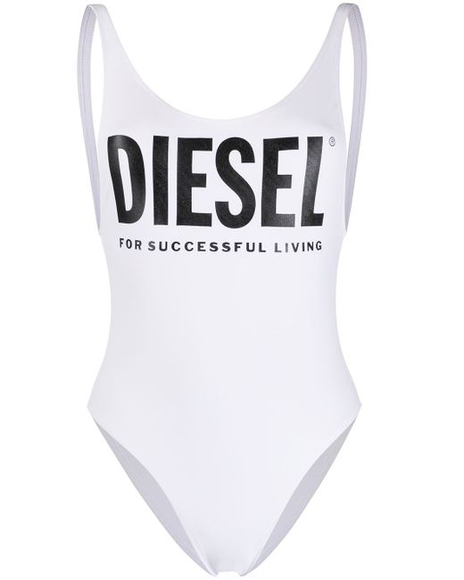 Diesel printed logo swimsuit