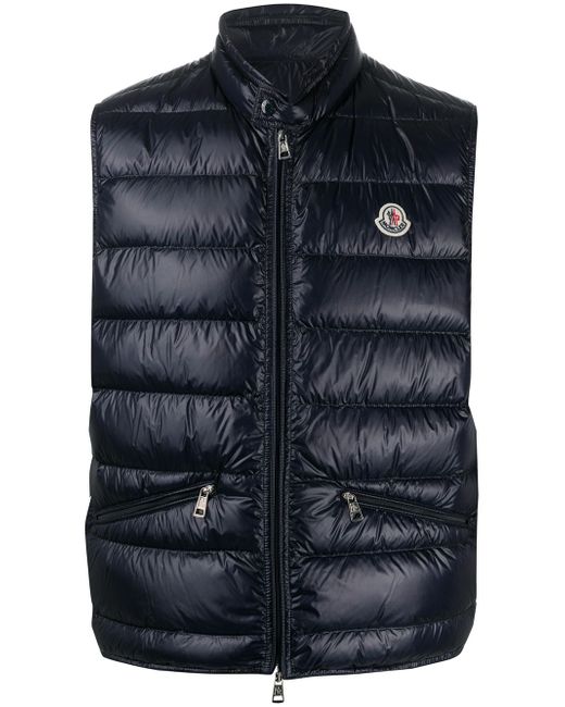 Moncler high-neck quilted-down gilet
