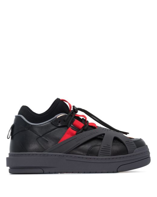 Heron Preston protection low top leather sneakers