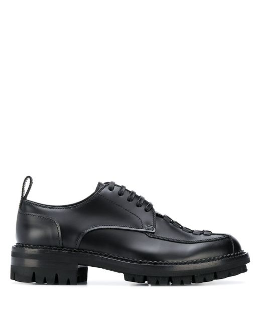 Dsquared2 braided detail derby shoes