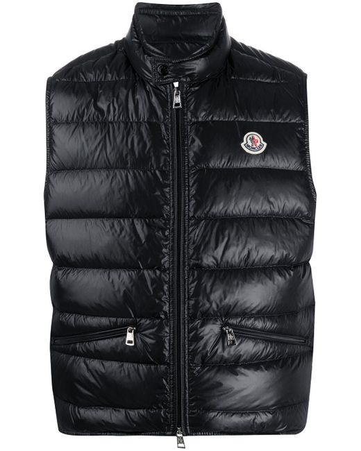 Moncler quilted logo gilet
