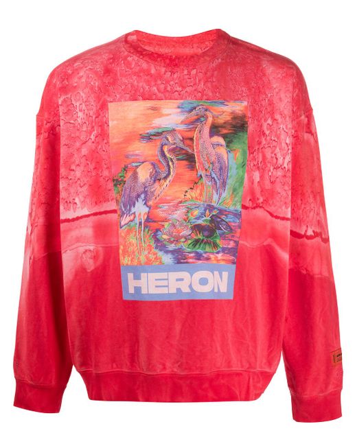Heron Preston Heron print sweater
