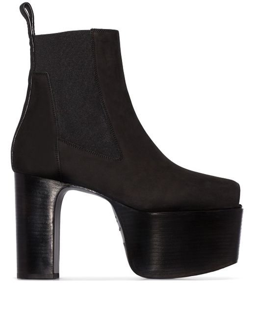 Rick Owens Black Kiss 125mm open-toe ankle boots