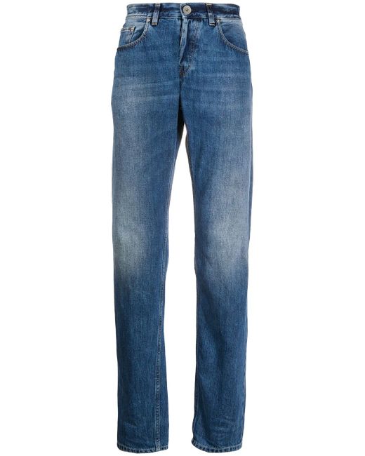 Eleventy mid-rise straight leg jeans