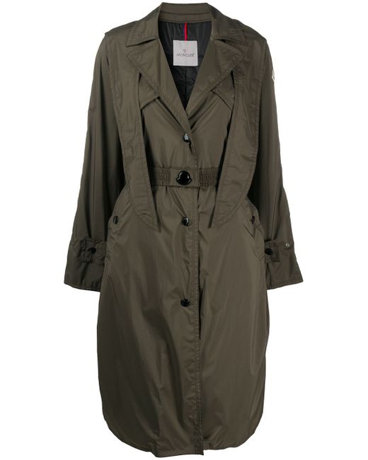 Moncler belted trench coat