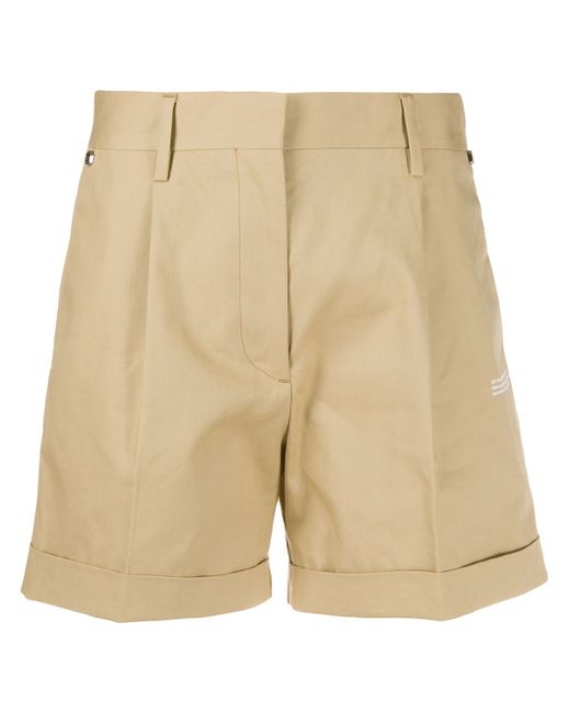 Off-White high waisted cotton shorts