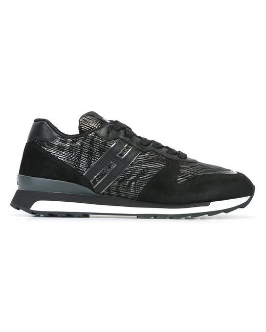 Hogan Rebel panelled lace-up sneakers