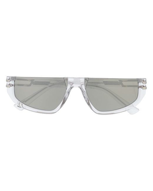 Diesel clear frame rectangular sunglasses