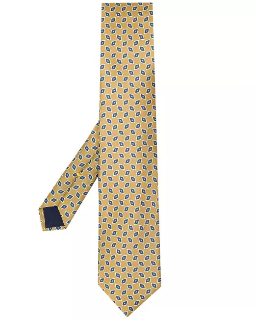 Corneliani geometric pattern tie
