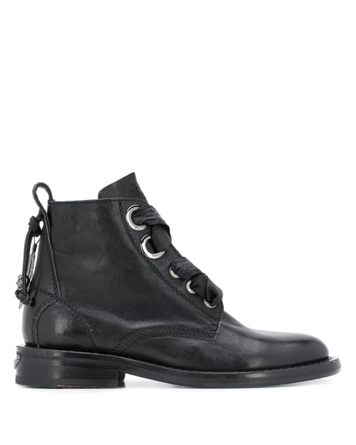 Zadig & Voltaire lace-up 30mm ankle boots