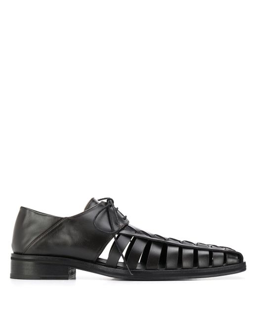 Martine Rose gladiator style leather oxford shoes