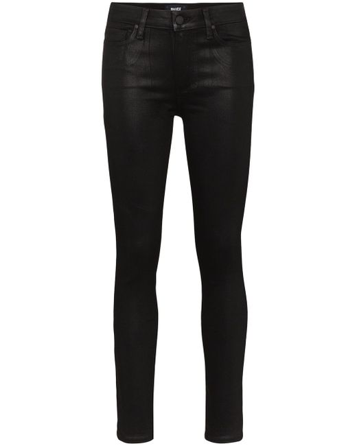 Paige Hoxton coated skinny jeans