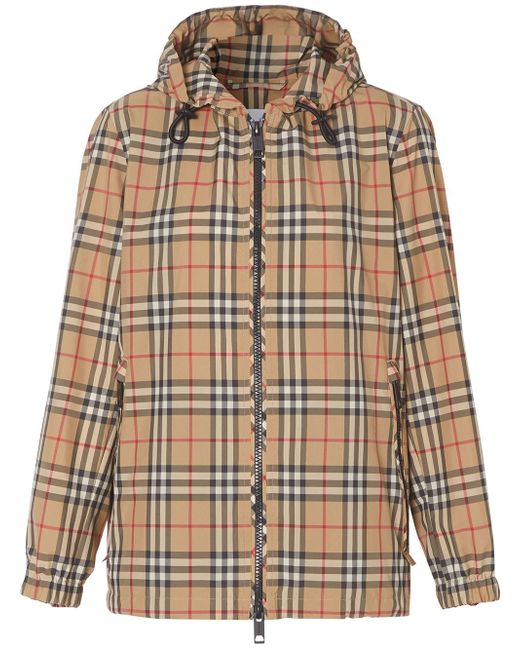 Burberry Vintage Check hooded jacket