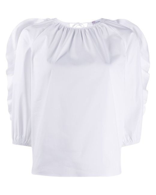RED Valentino ruffled detail blouse
