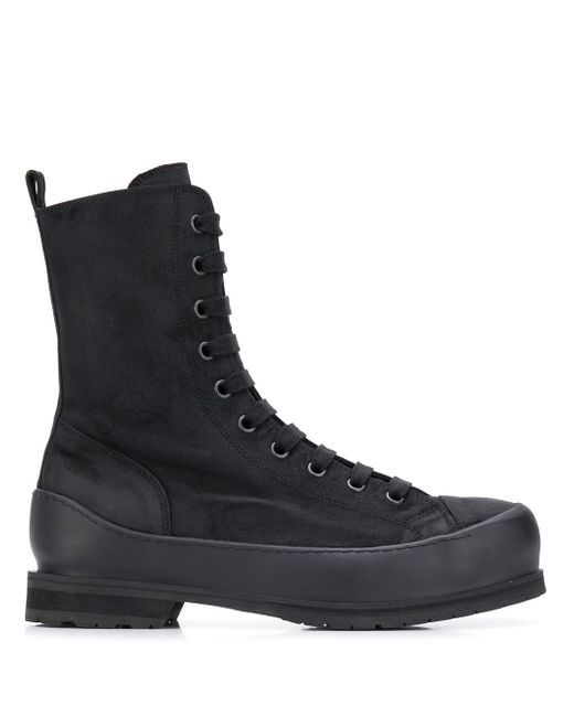 Ann Demeulemeester tall lace up boots