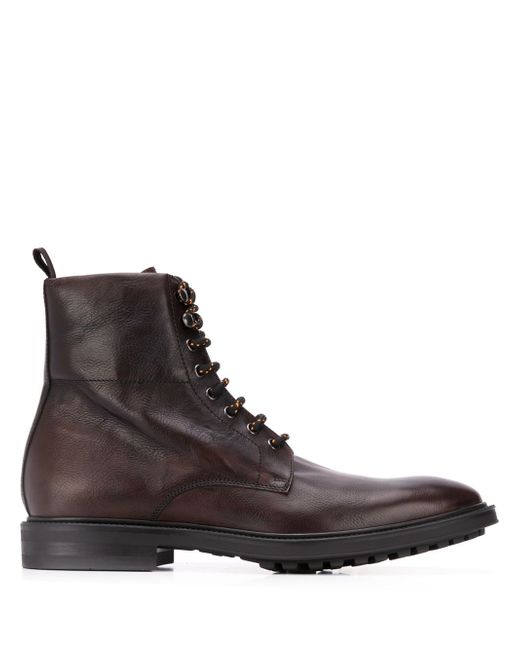 Paul Smith ankle length lace up boots