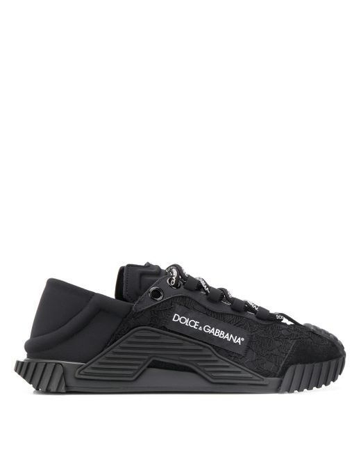 Dolce & Gabbana contrasting panel sneakers