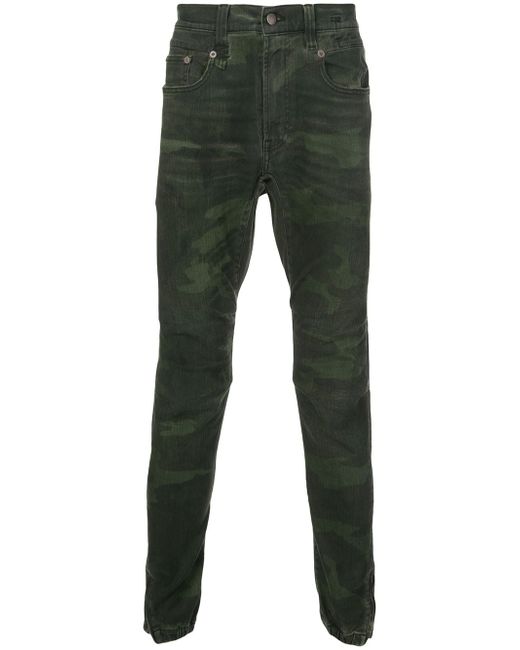 R13 mid rise skinny jeans
