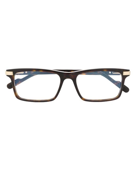 Cartier rectangular frame glasses
