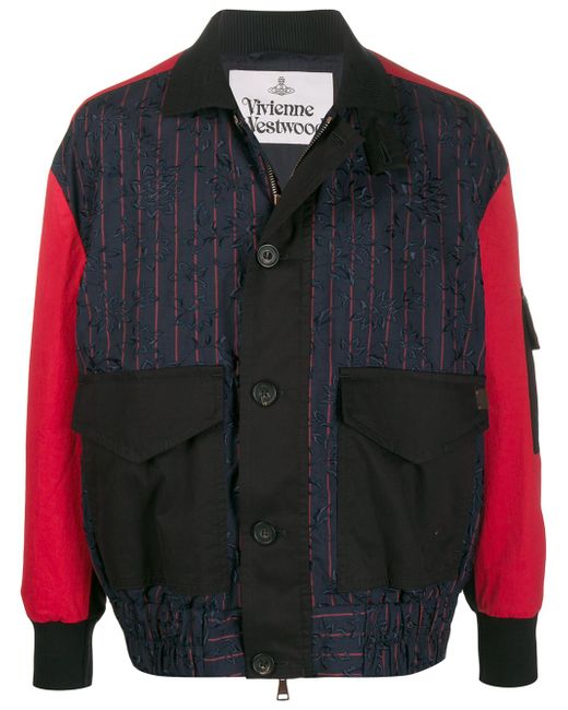 Vivienne Westwood contrast sleeve jacket