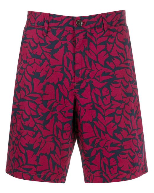 Michael Kors Collection foliage print bermuda shorts