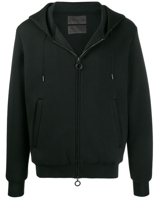 Fumito Ganryu plain zipped hoodie