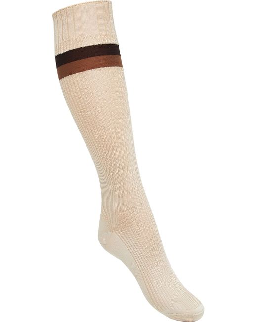 Fendi jacquard Pequin striped socks