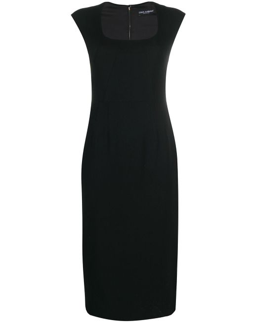 Dolce & Gabbana short-sleeve fitted dress