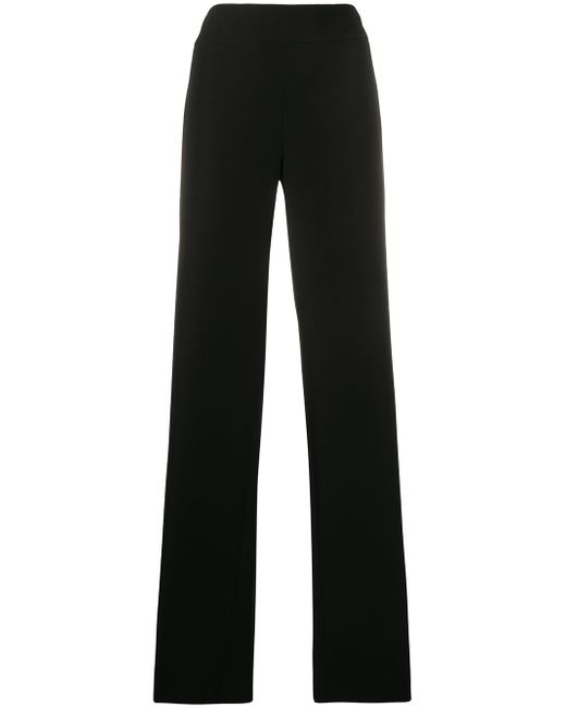 Emporio Armani high-waisted wide leg trousers