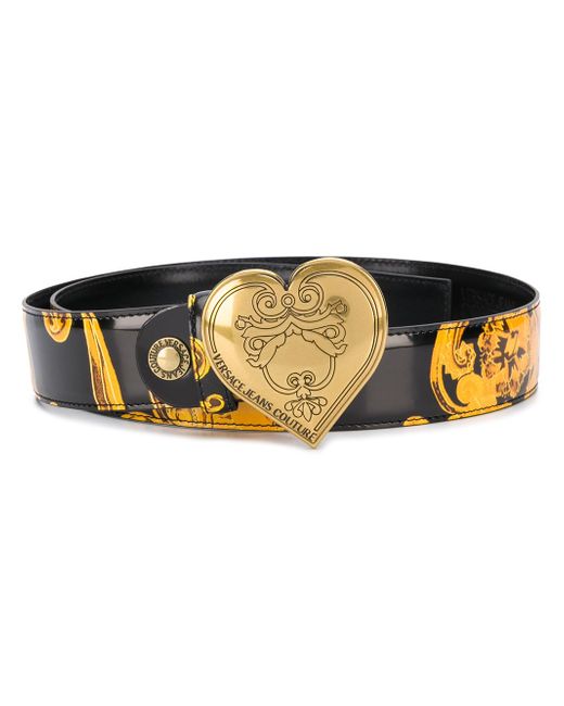 Versace Jeans Couture Barocco heart-buckle belt