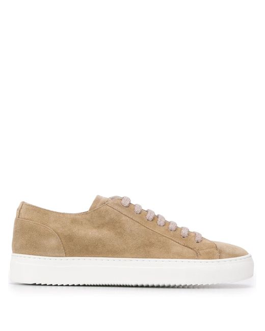Doucal's low-top lace up sneakers