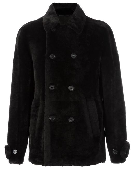 Desa Collection double breasted fur coat Sheep
