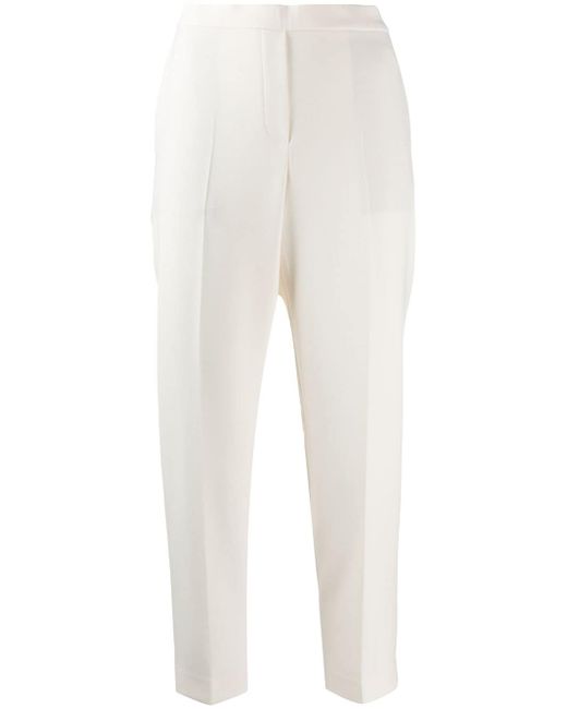 Theory straight-leg cropped trousers