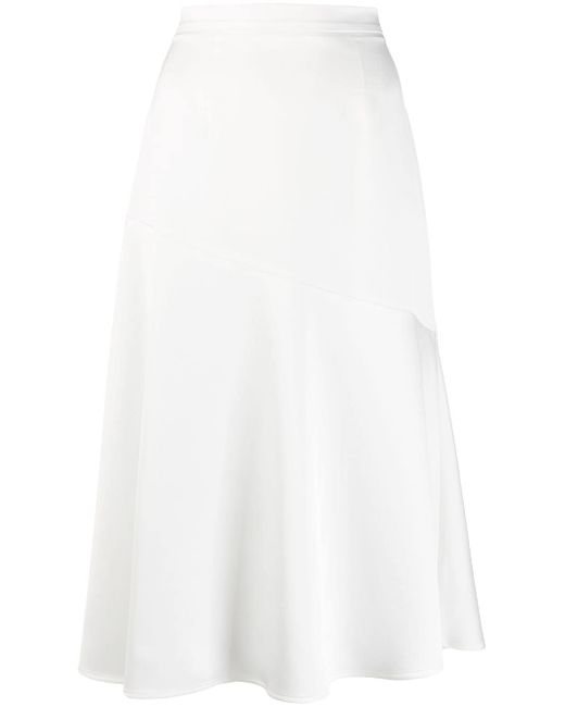 Blanca Vita asymmetric seam detail skirt
