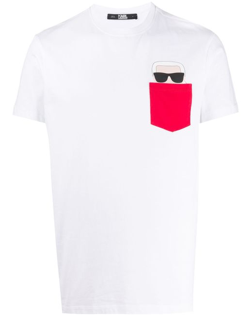 Karl Lagerfeld K/Ikonik pocket T-shirt