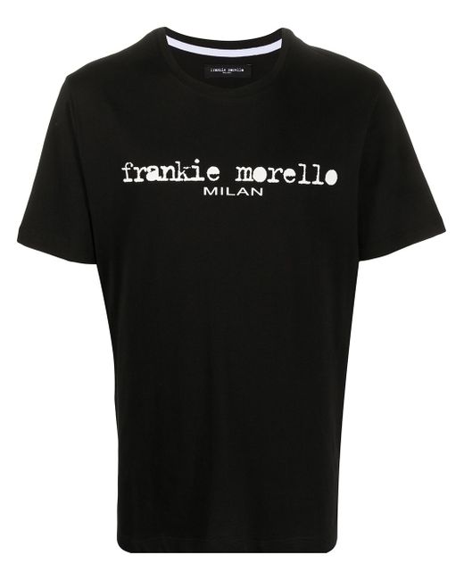 Frankie Morello crew neck logo printed T-shirt